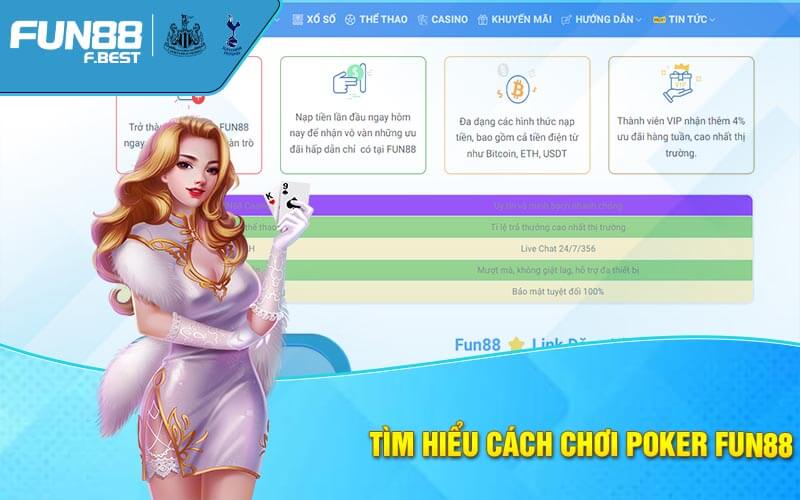 Tìm hiểu cách chơi Poker Fun88 